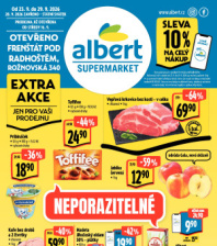Akční leták Albert Supermarket  - Frenštát pod Radhoštěm, Rožnovská