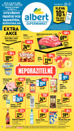 Albert Supermarket leták - Frenštát pod Radhoštěm, Rožnovská