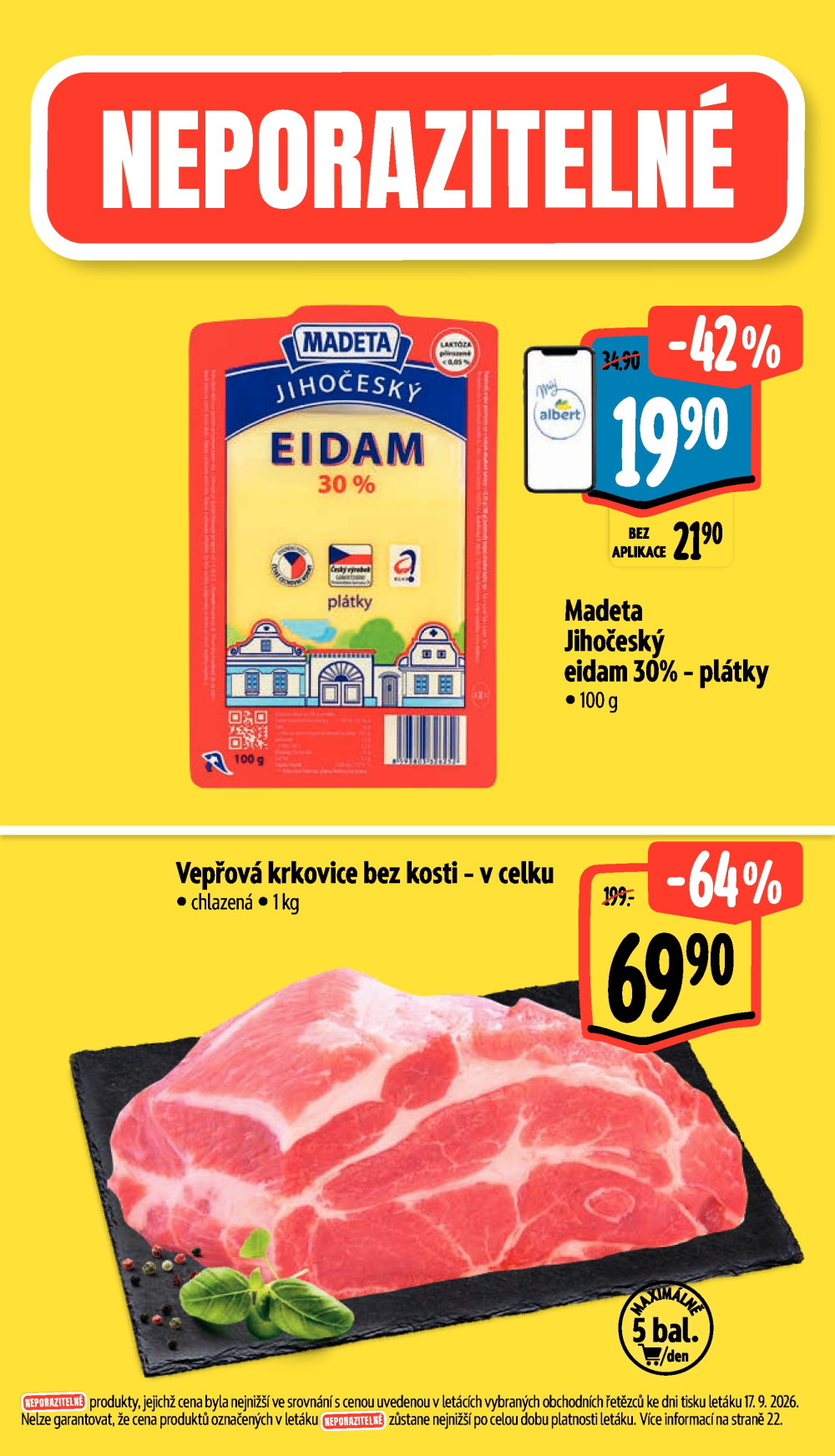 Leták Albert Supermarket leták - Frenštát pod Radhoštěm, Rožnovská - strana 2