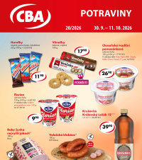 Akční leták CBA Potraviny 