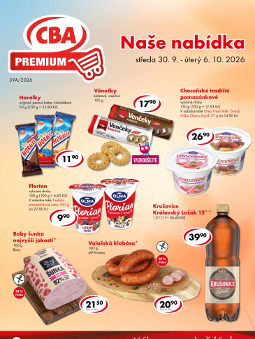 CBA Premium leták