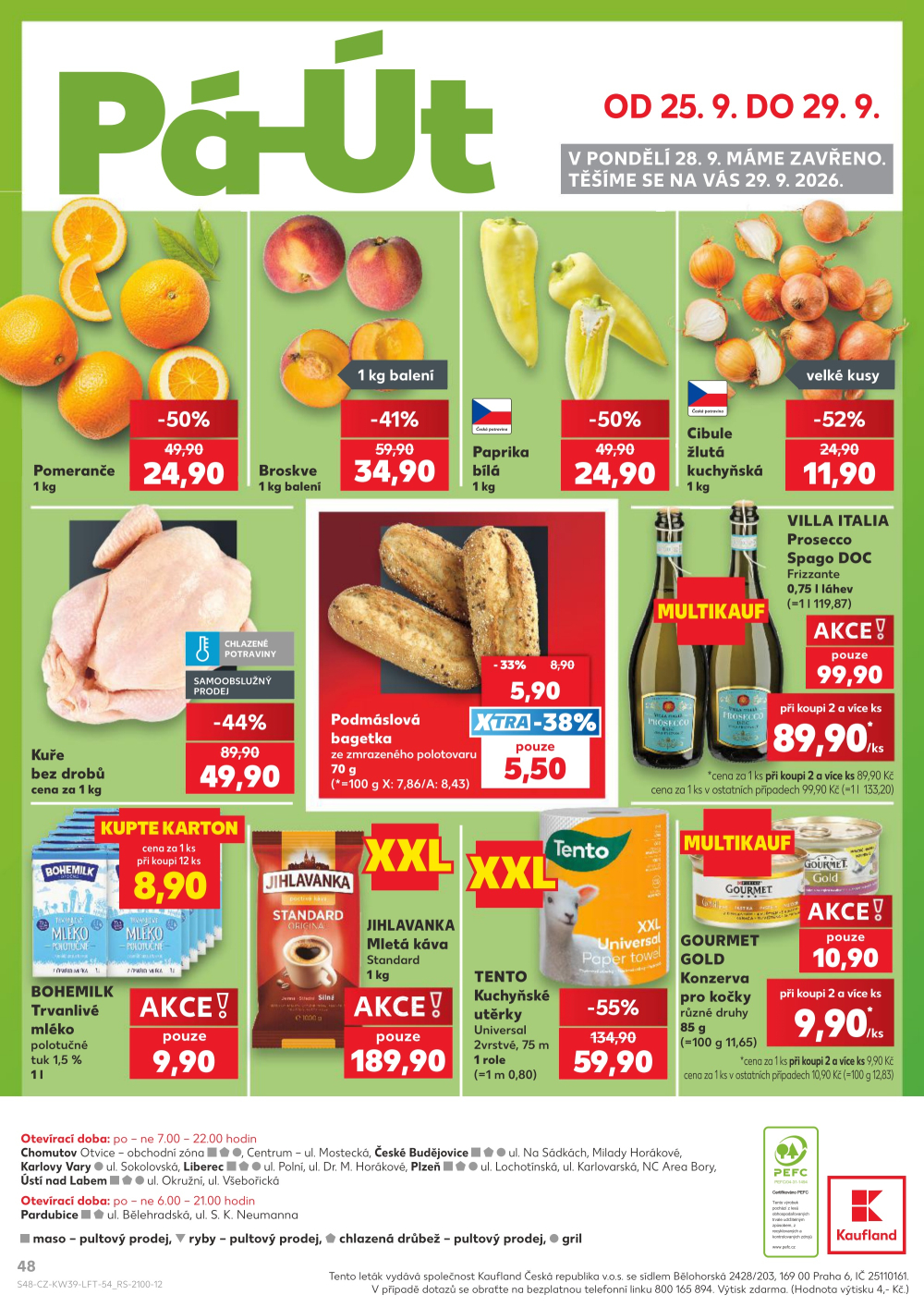 Leták Kaufland leták Pardubice - Rosice - strana 48