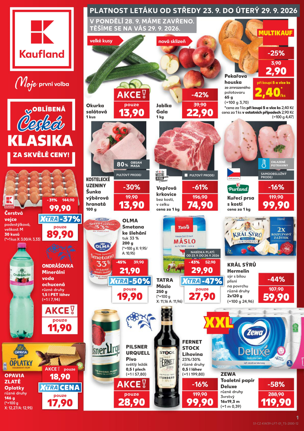 Leták Kaufland leták Ostrava - Mariánské Hory - strana 1