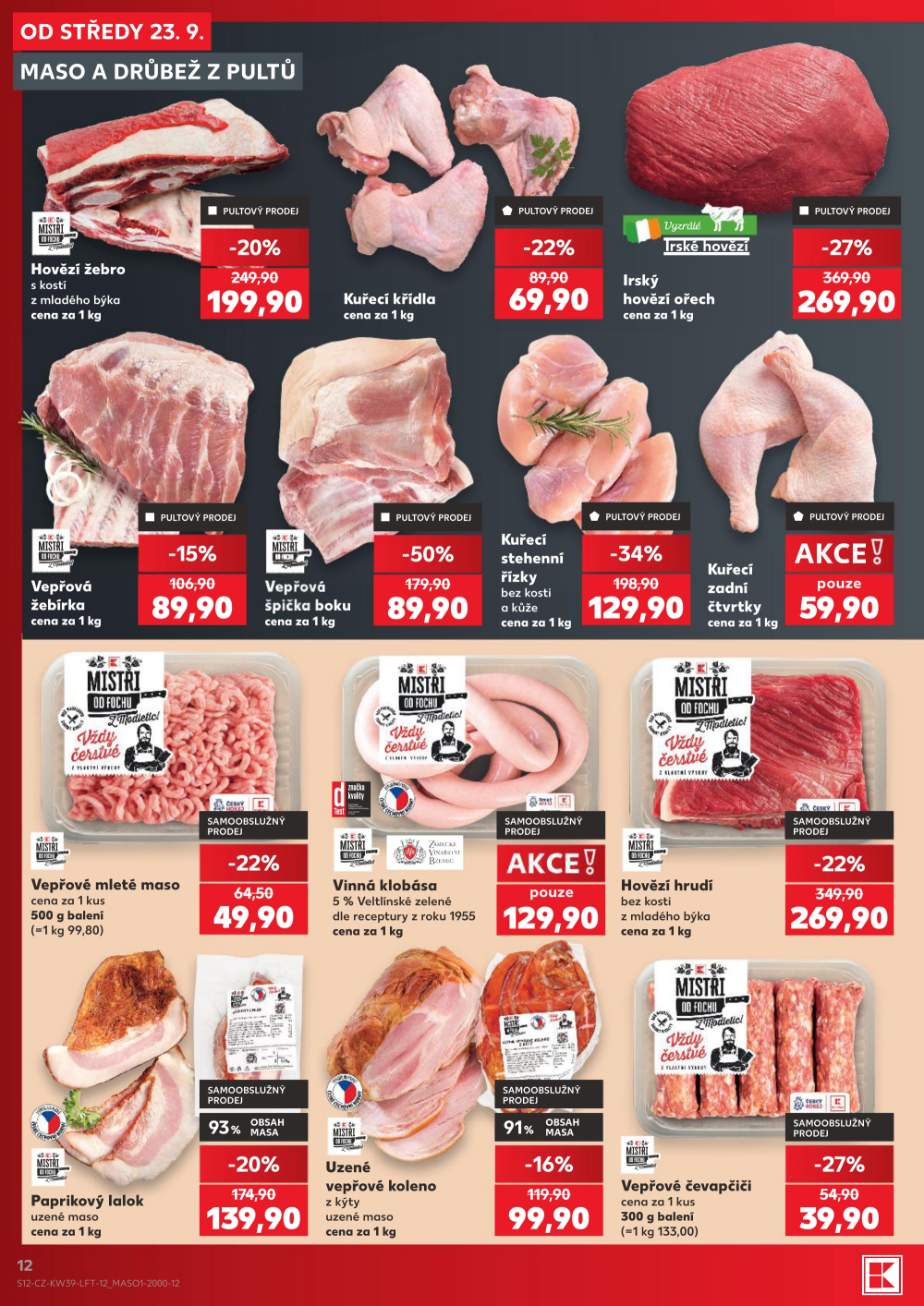 Leták Kaufland leták Brno - Slatina - strana 12