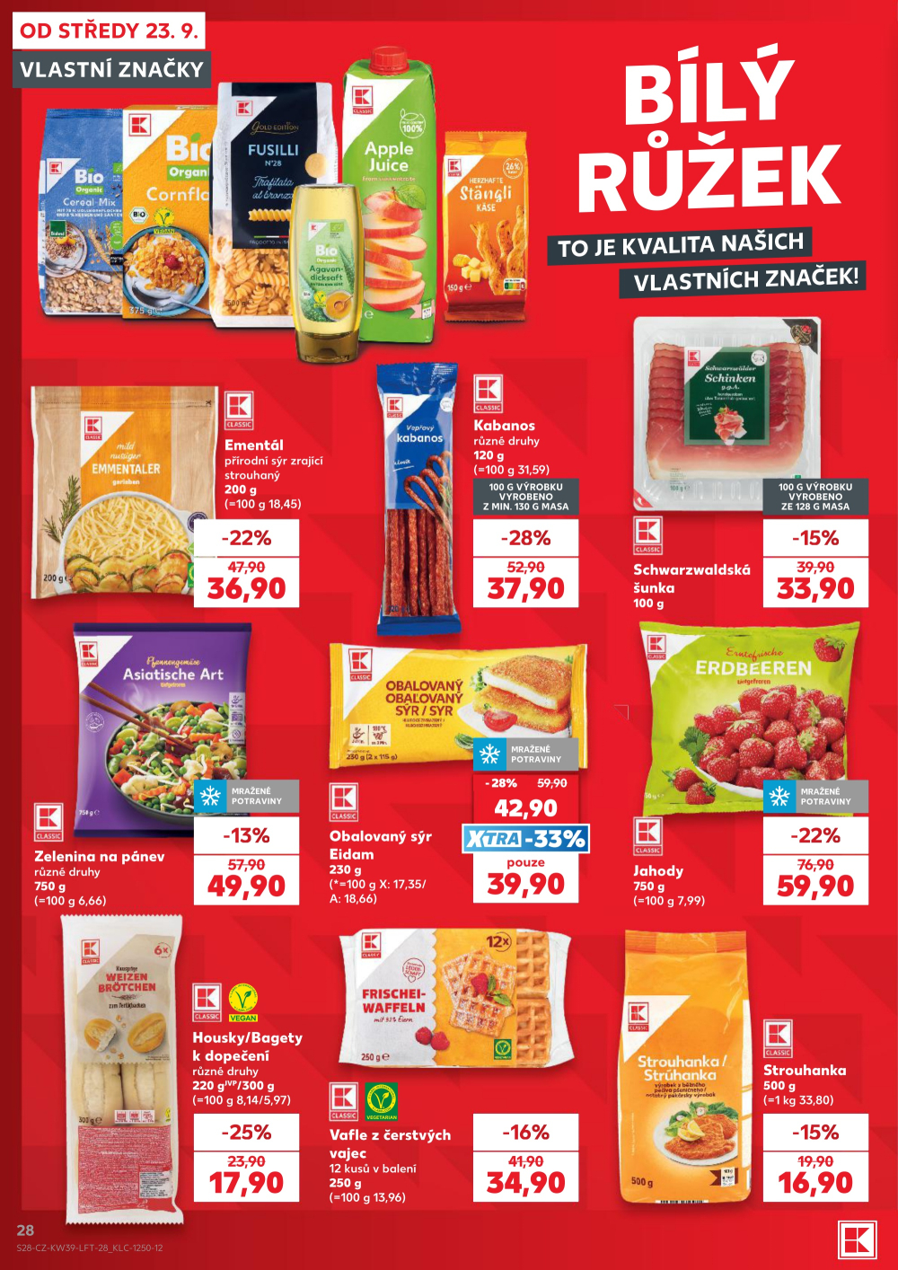 Leták Kaufland leták Praha 6 - Podbaba - strana 28