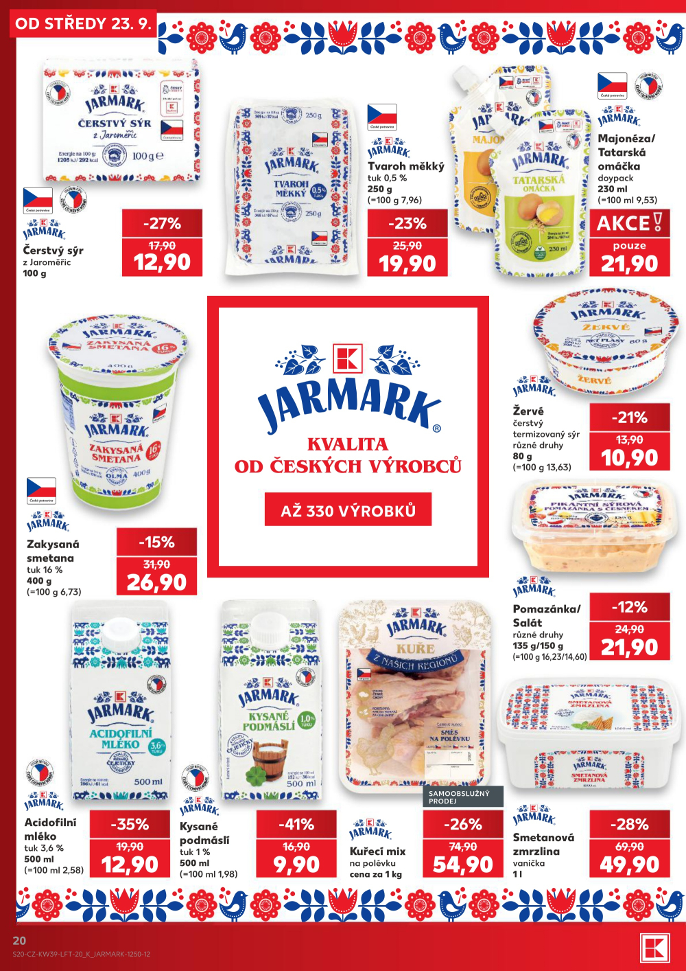 Leták Kaufland leták Praha 3 - Jarov - strana 20