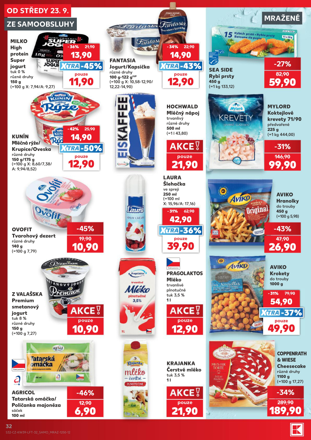 Leták Kaufland leták Praha 3 - Jarov - strana 32
