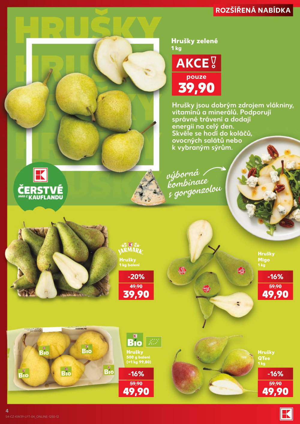 Leták Kaufland leták Praha 3 - Jarov - strana 4
