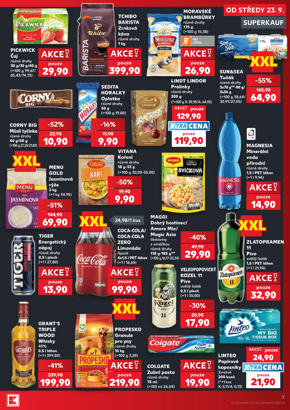 Leták Kaufland leták Praha 3 - Jarov - strana 7
