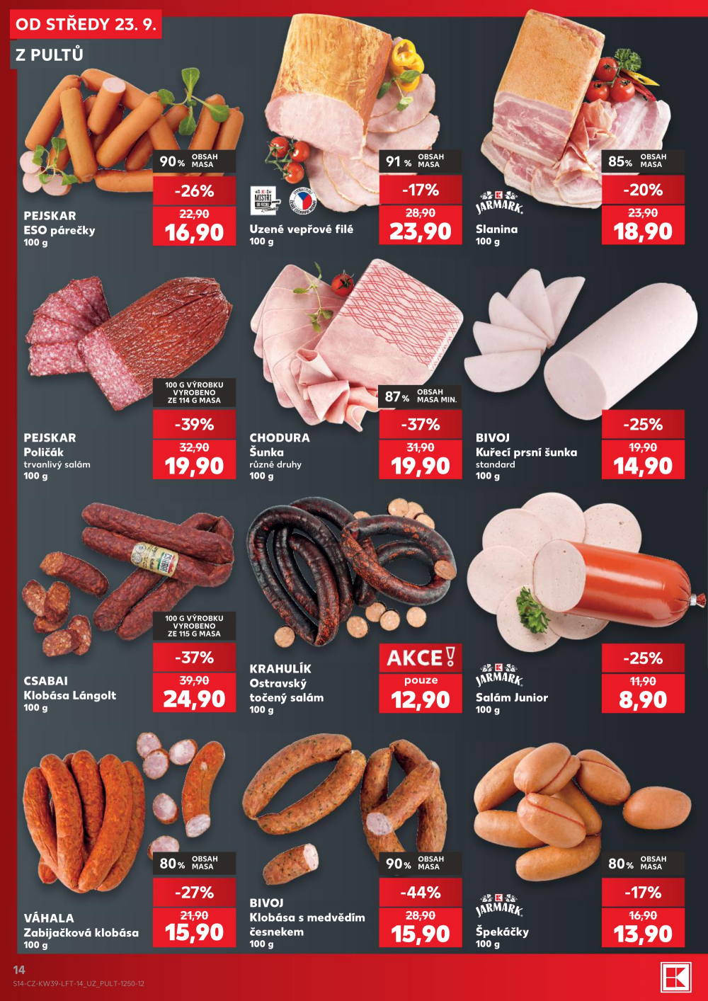 Leták Kaufland České Budějovice, Milady Horákové - strana 14