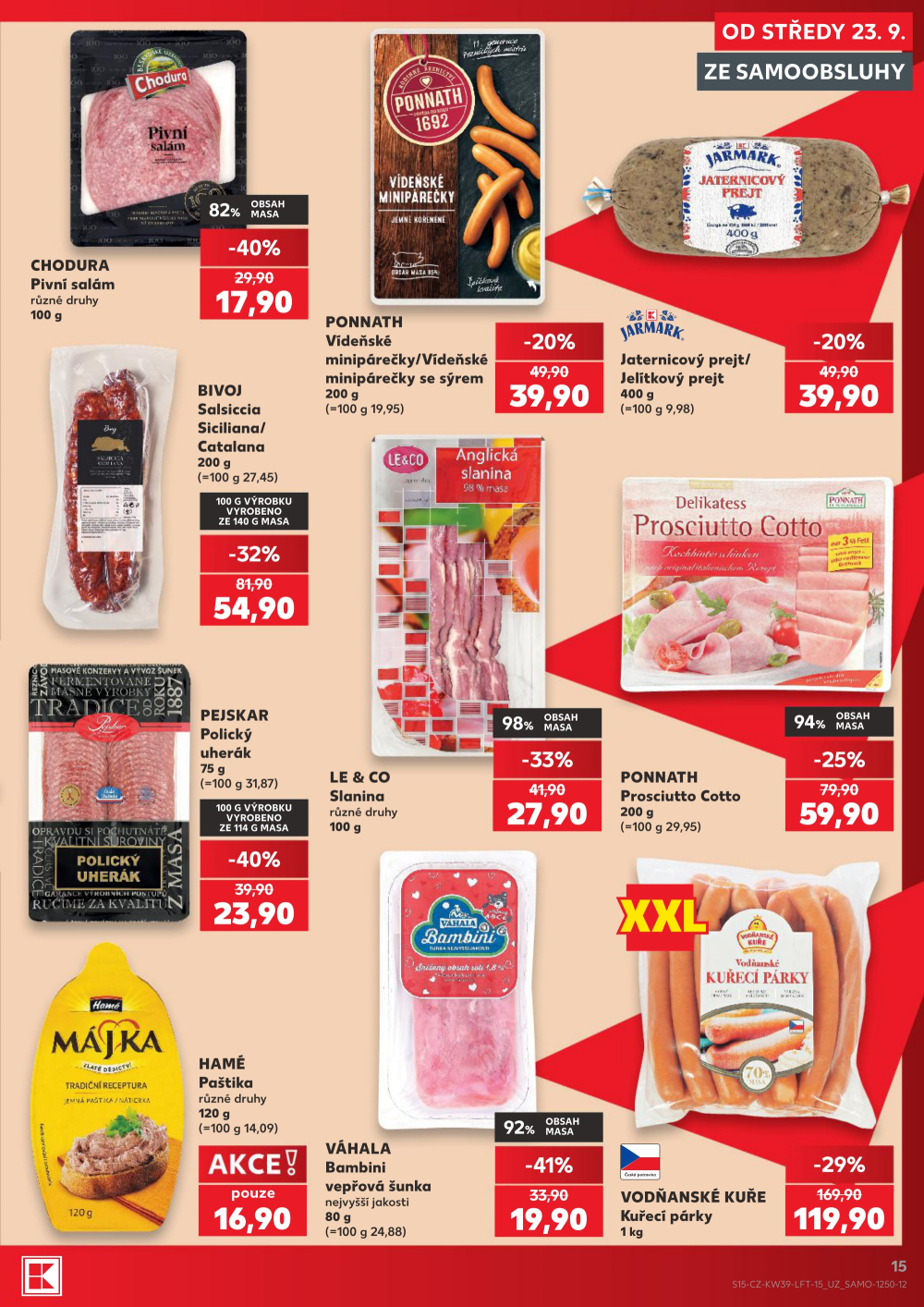 Leták Kaufland leták Praha 8 - Libeň - strana 15