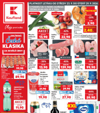 Akční leták Kaufland  Praha 8 - Libeň