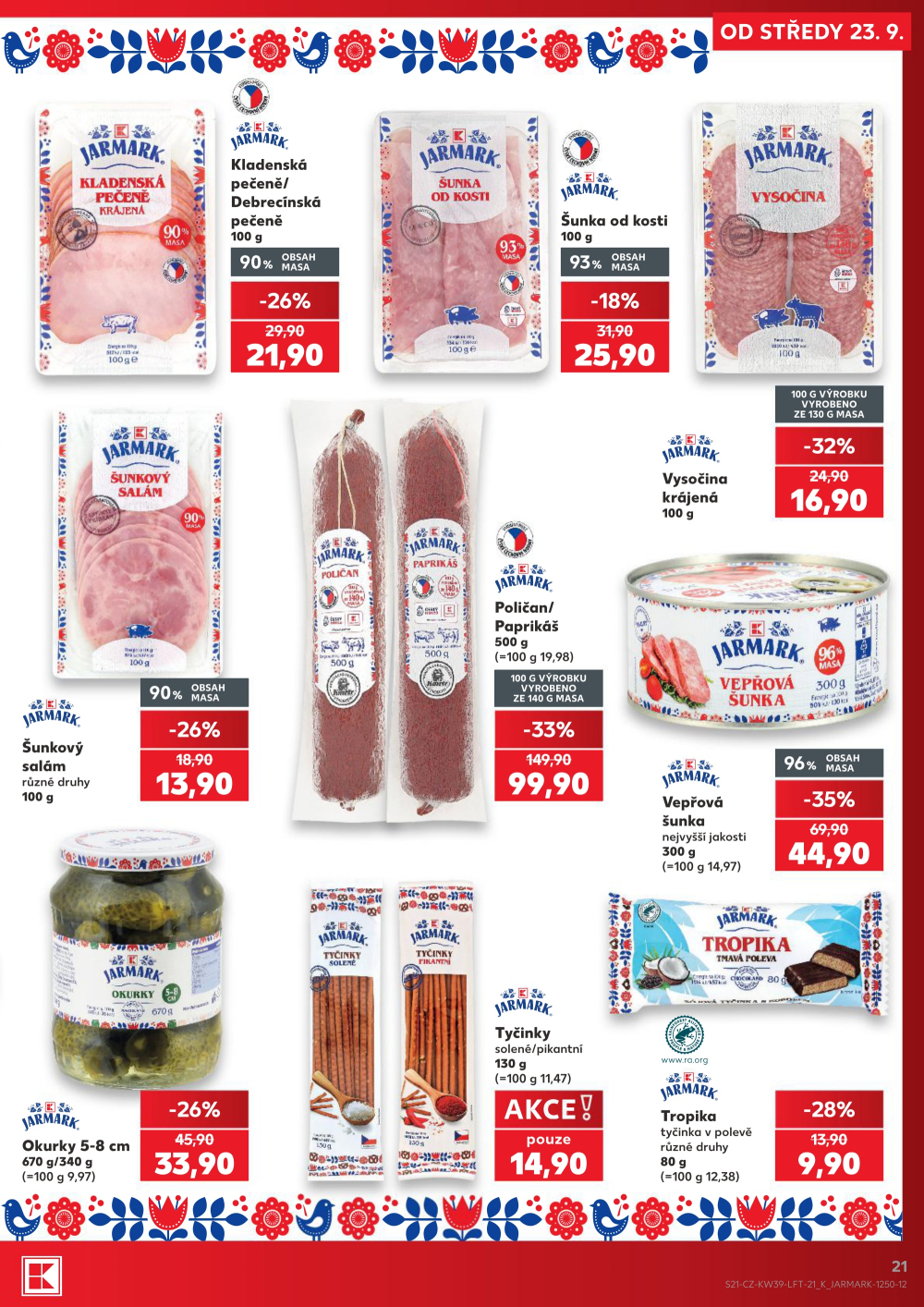 Leták Kaufland leták Praha 8 - Libeň - strana 21
