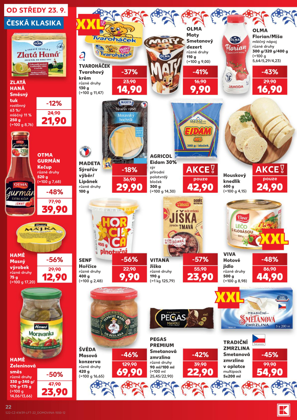 Leták Kaufland leták Praha 8 - Libeň - strana 22