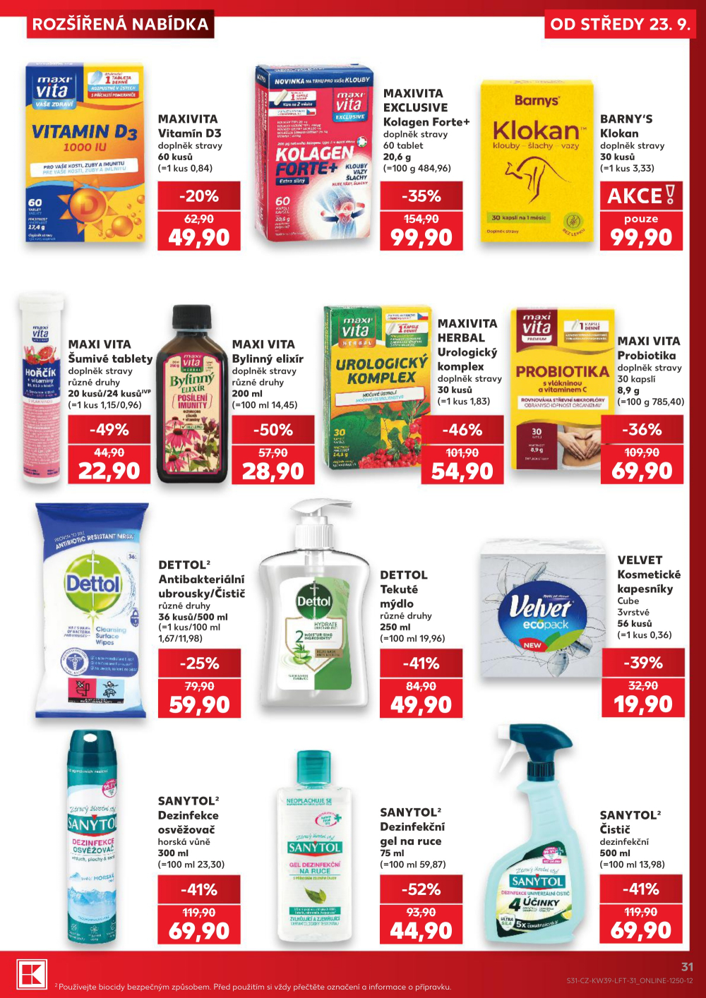 Leták Kaufland leták Praha 8 - Libeň - strana 31