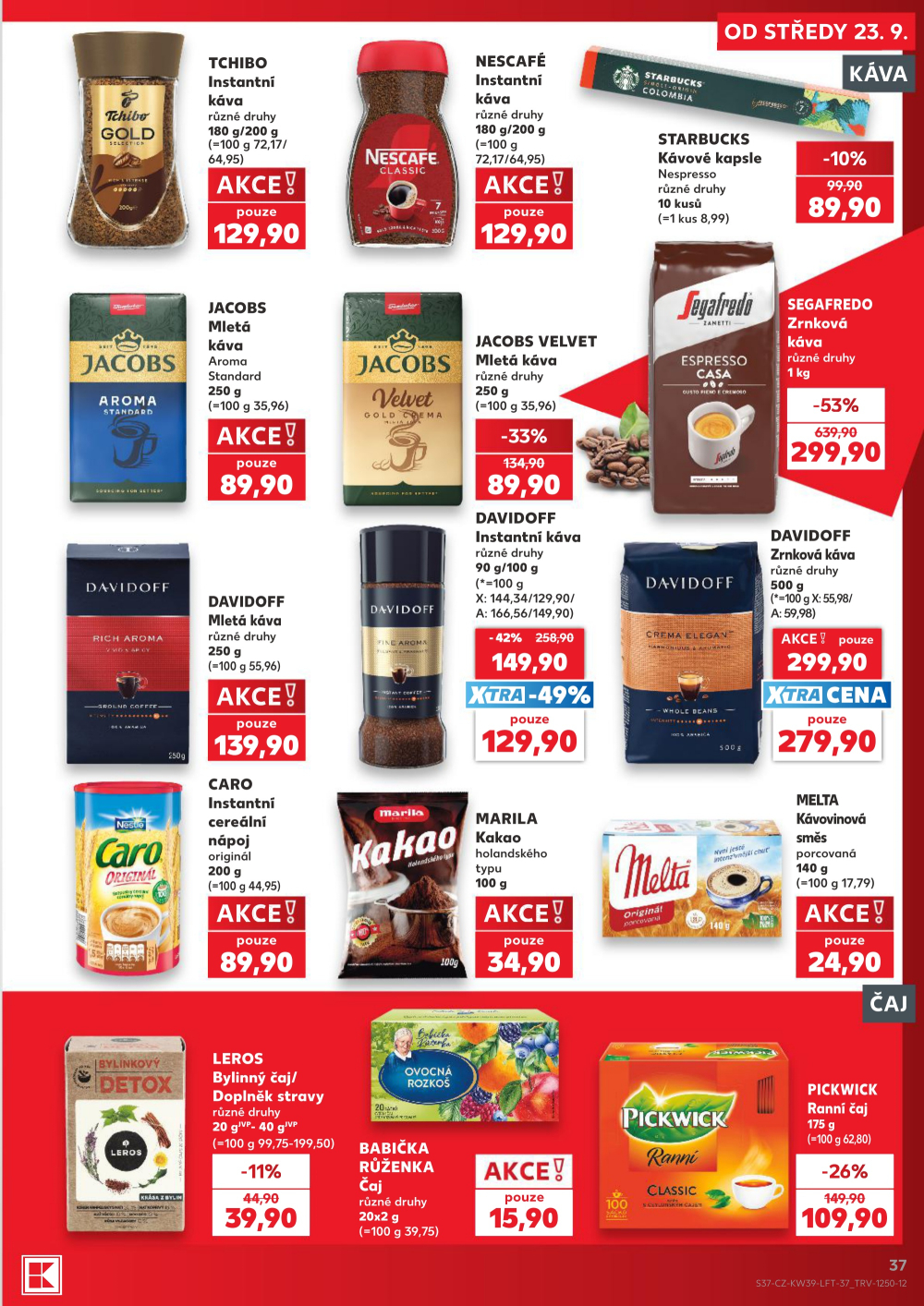 Leták Kaufland leták Praha 8 - Libeň - strana 37