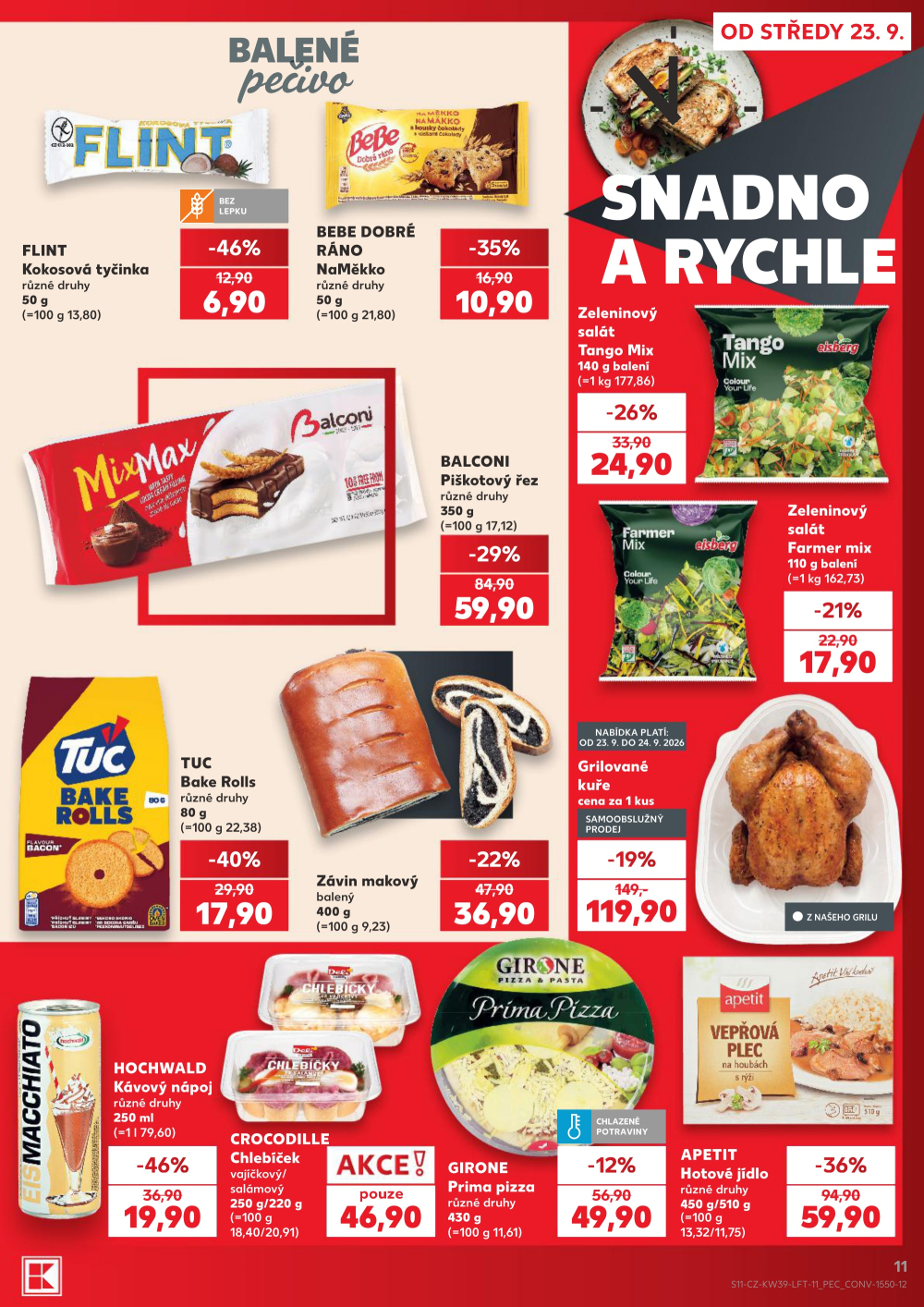 Leták Kaufland leták Jablonec nad Nisou, Jateční - strana 11