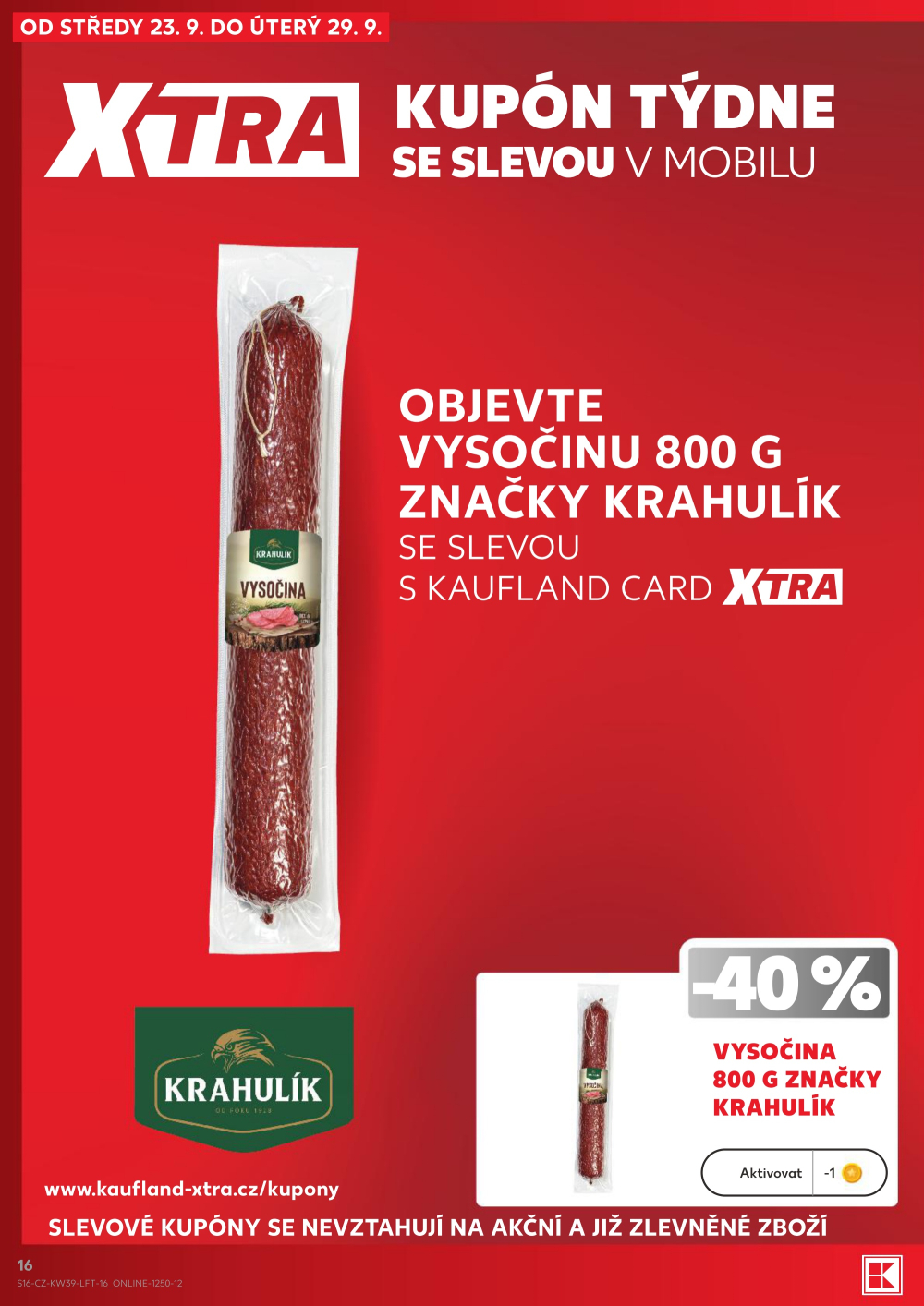 Leták Kaufland leták Nový Bor - strana 16