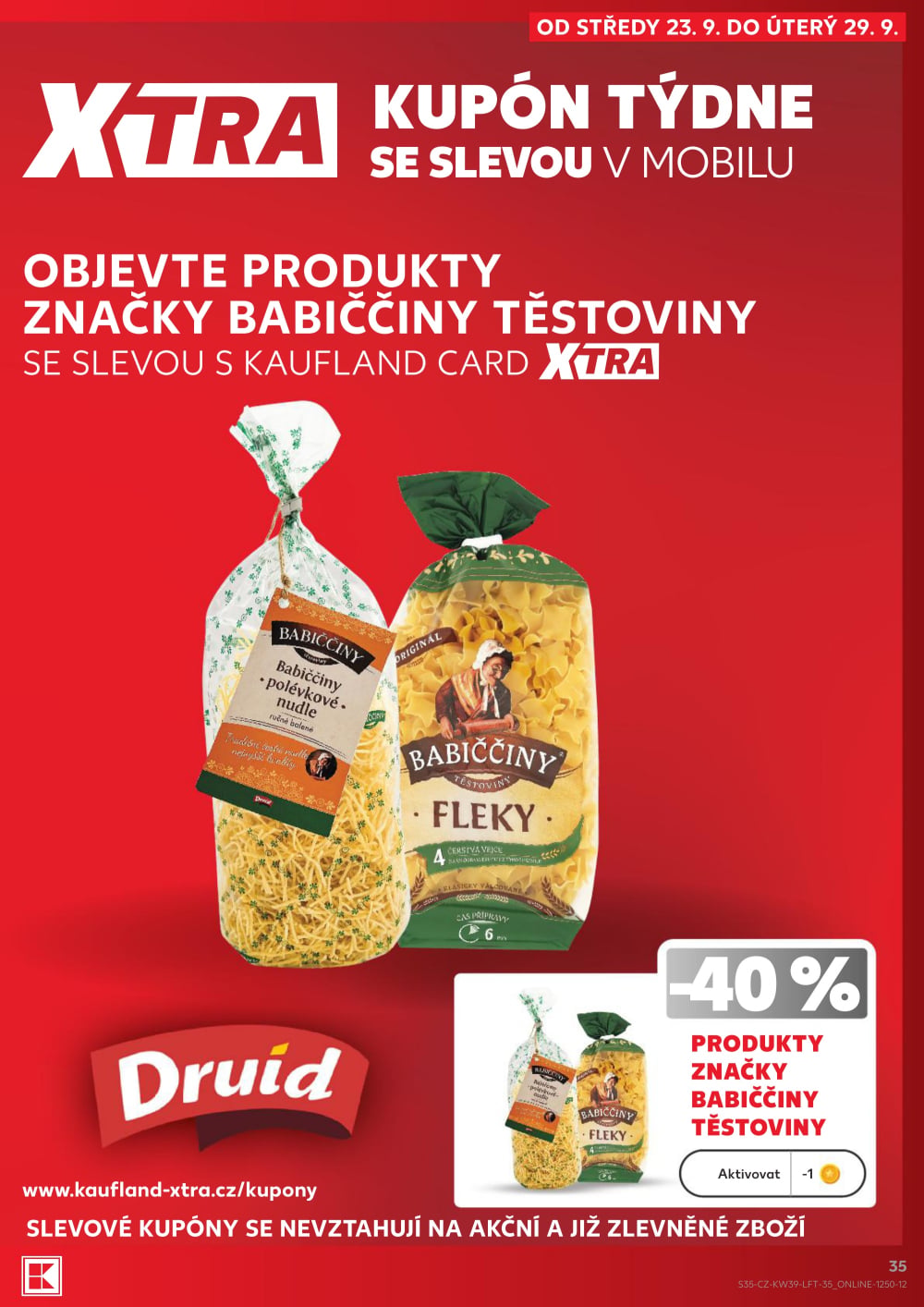 Leták Kaufland leták Mohelnice - strana 35