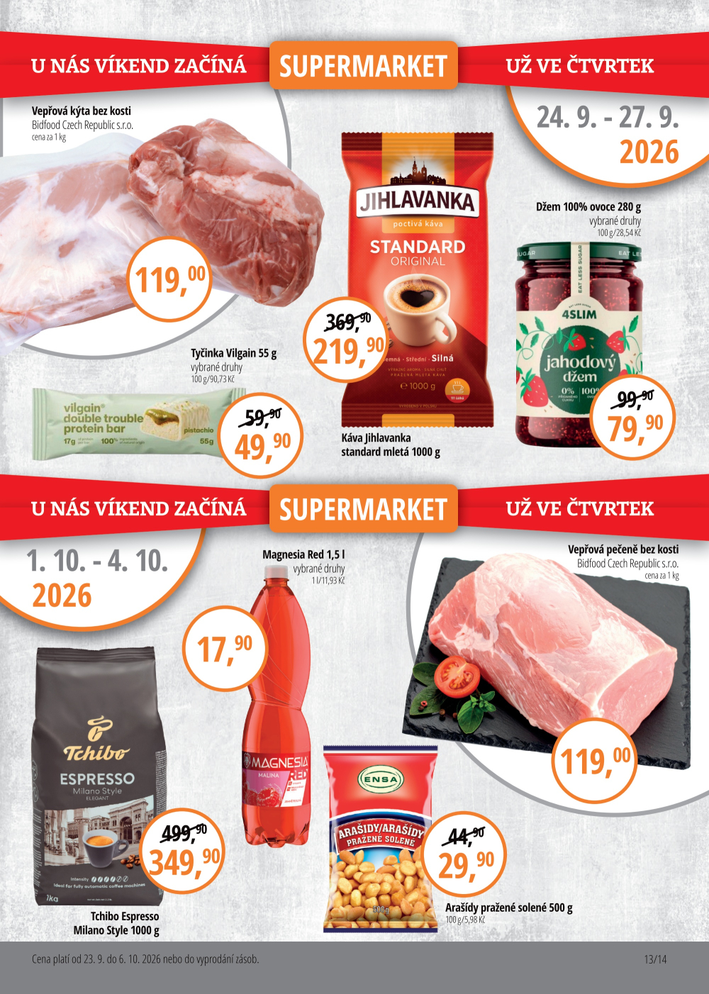 Leták Jednota Mikulov leták - Velké prodejny - strana 13