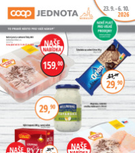 Akční leták Jednota Mikulov  - Velké prodejny