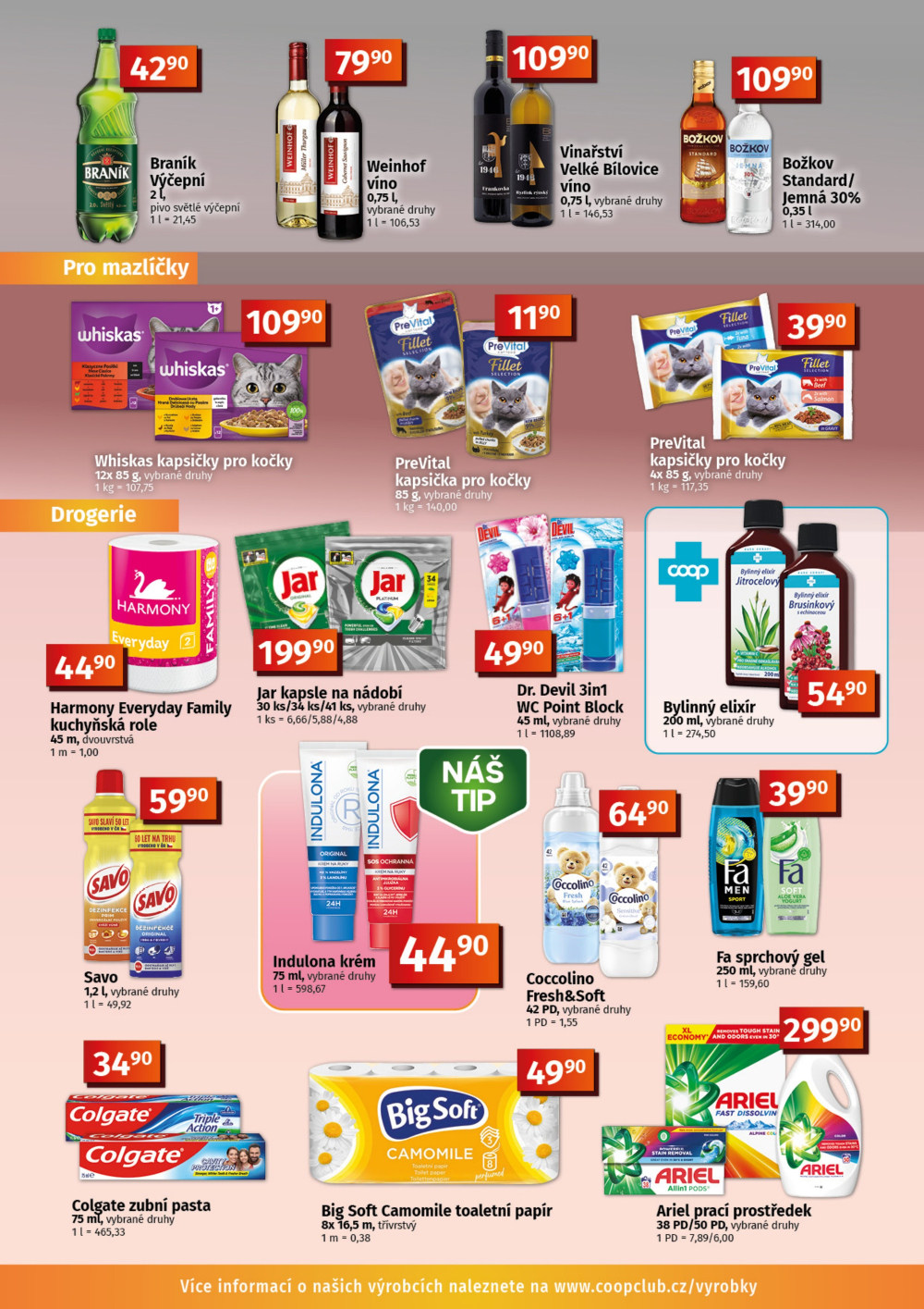 Leták COOP leták - TIP a TUTY Menu - strana 9