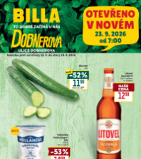 Akční leták BILLA  - Olomouc, Dobnerova