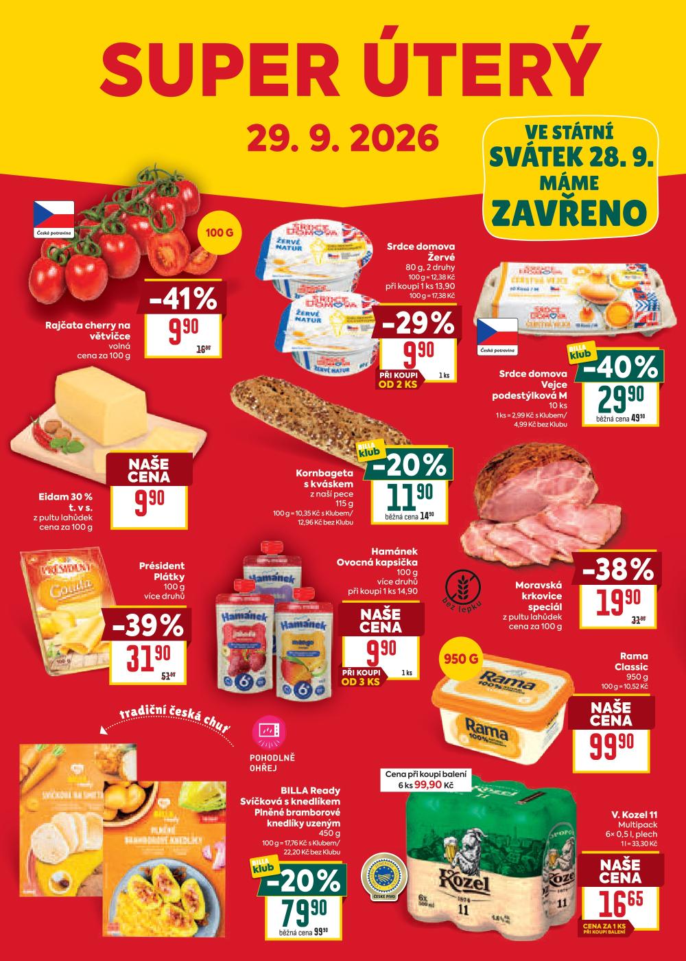 Leták BILLA velký leták - strana 38