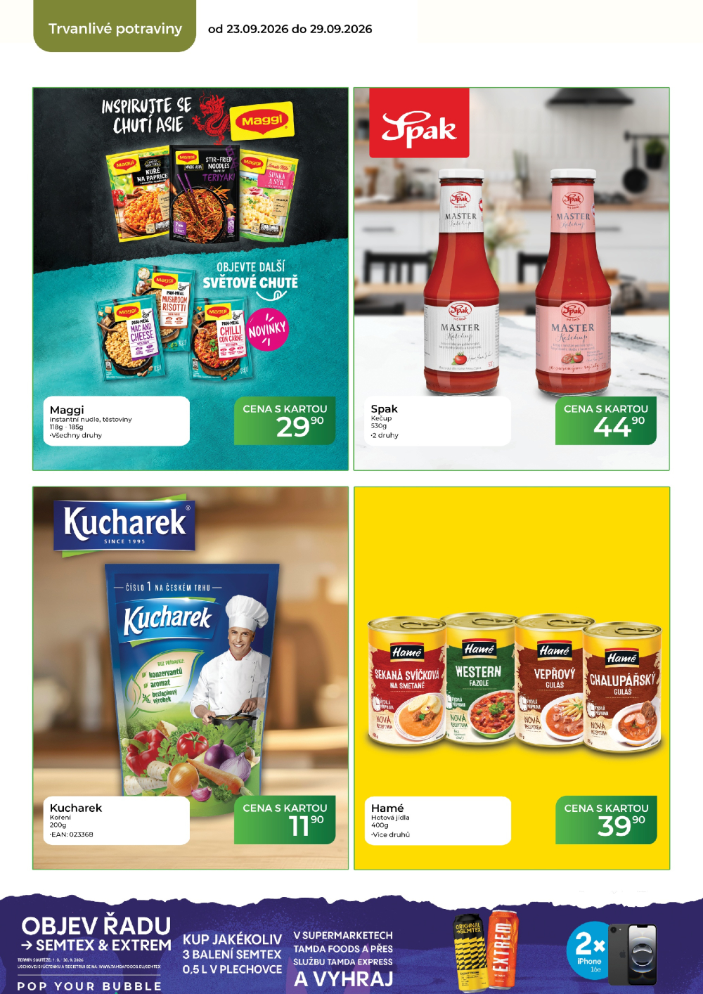 Leták TAMDA FOODS leták - strana 40