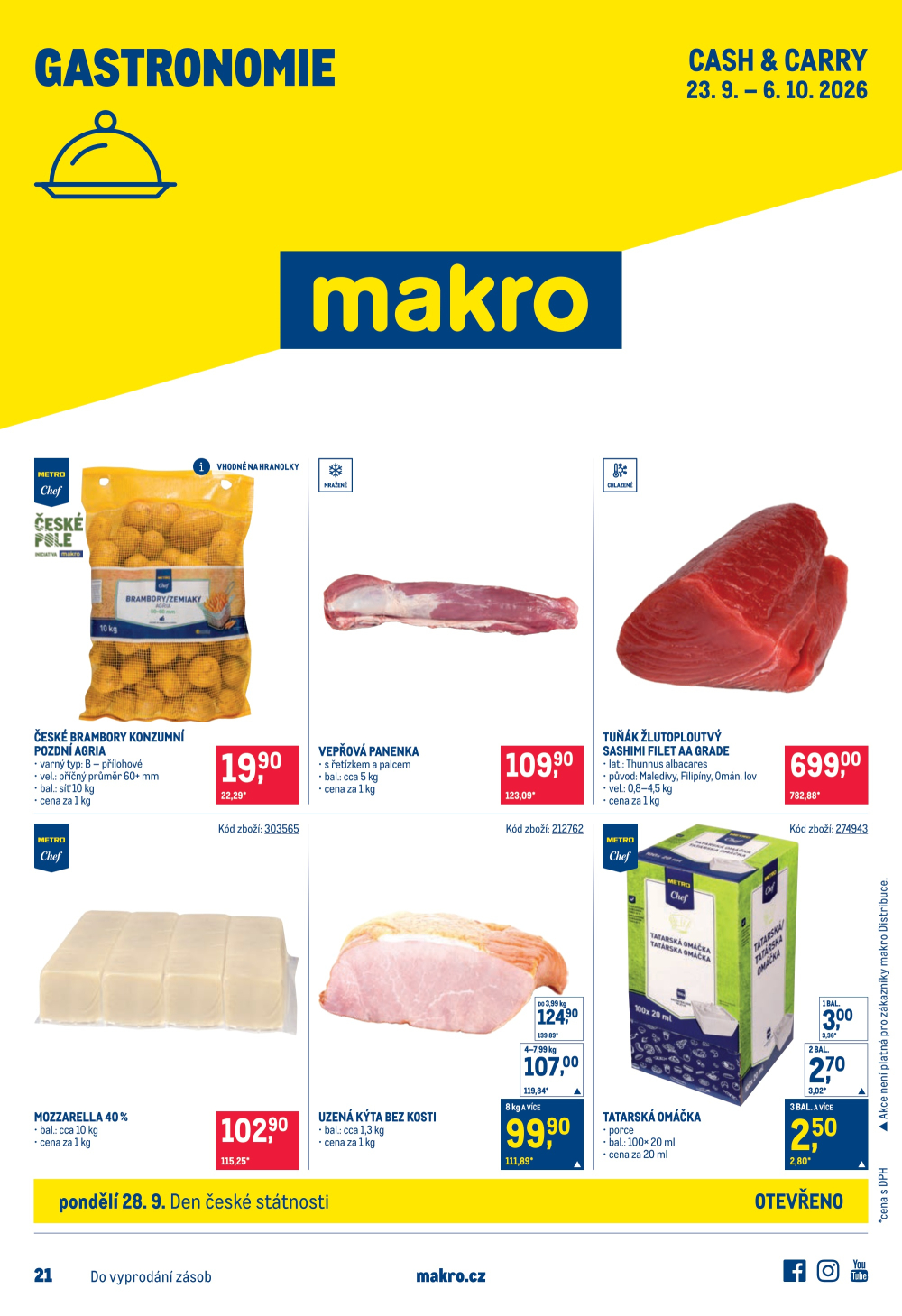 Leták Makro leták - Gastronomie - strana 1
