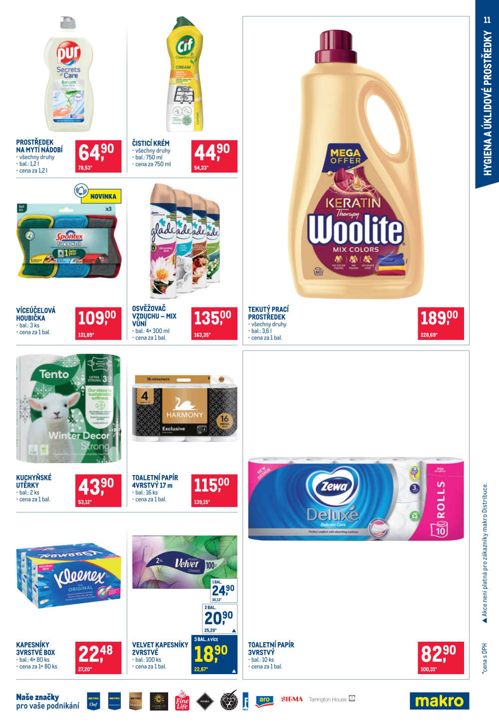 Leták Makro leták - Spotřební zboží, úklid, kosmetika - strana 11