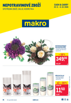 Makro leták - Spotřební zboží, úklid, kosmetika