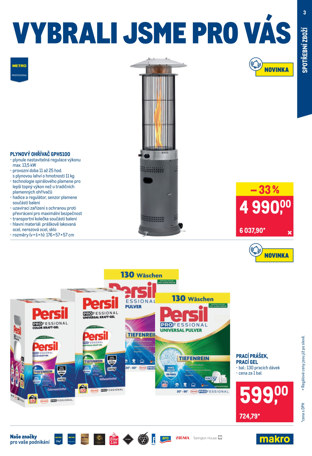 Leták Makro leták - Spotřební zboží, úklid, kosmetika - strana 3