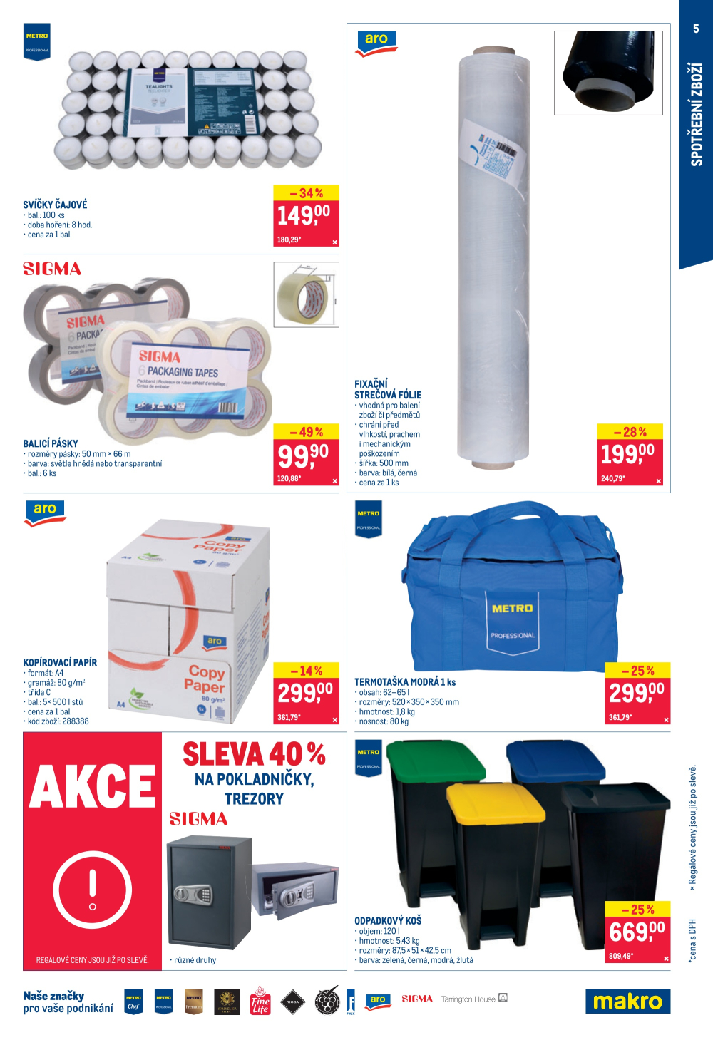 Leták Makro leták - Spotřební zboží, úklid, kosmetika - strana 5