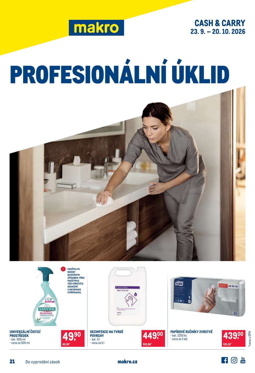 Leták Makro leták - Profesionální úklid - strana 1