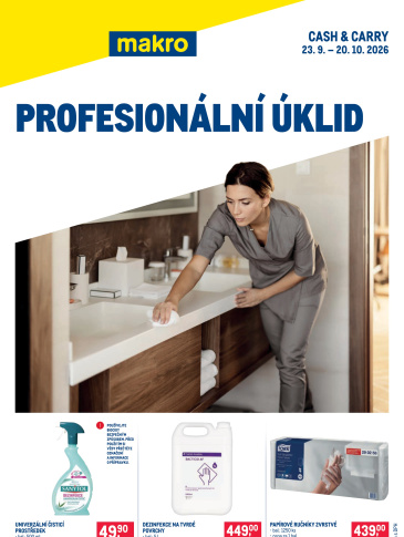 Makro leták - Profesionální úklid