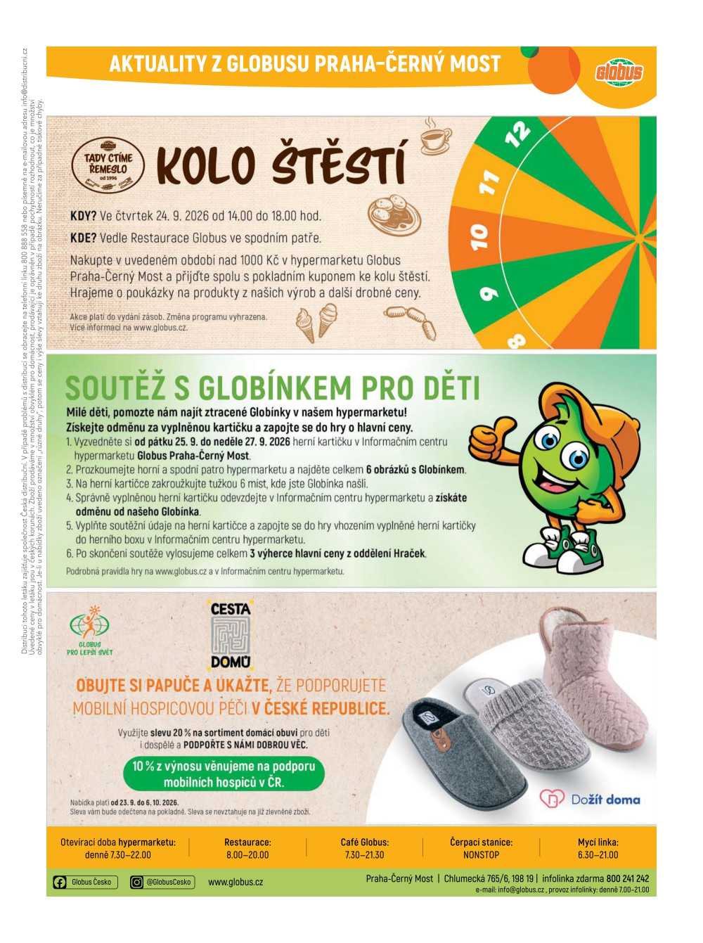Leták Globus leták Praha - Černý Most - strana 43