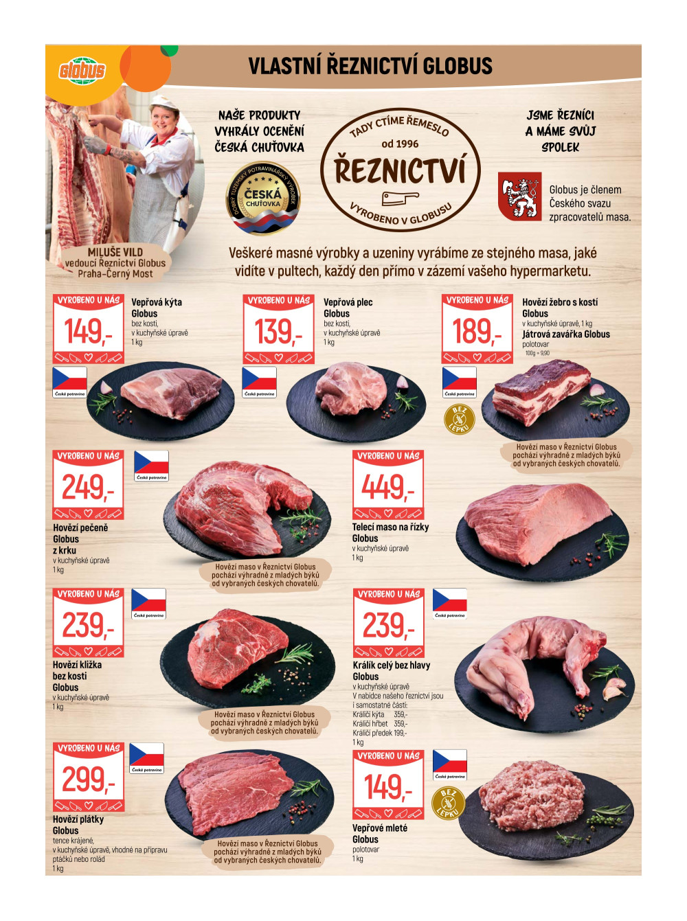Leták Globus leták Praha - Černý Most - strana 5