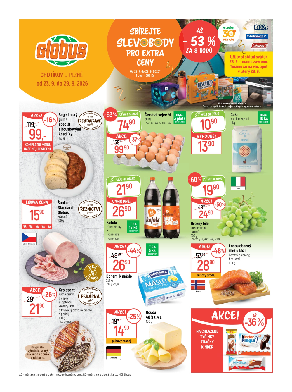 Leták Globus leták Chotikov (Plzeň) - strana 1