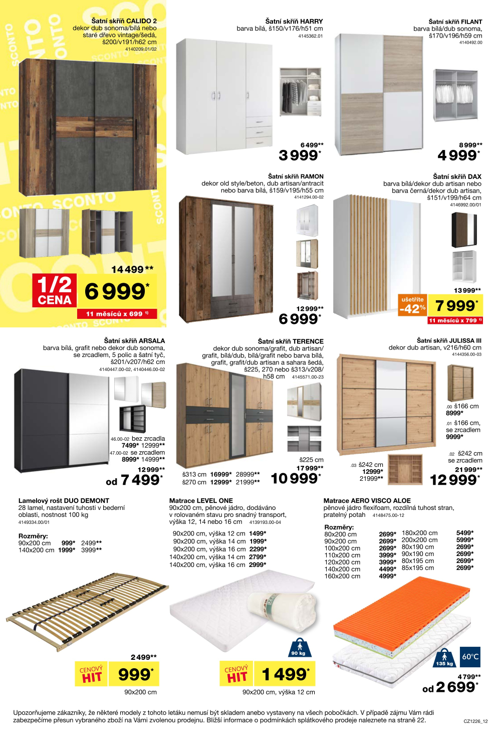 Leták SCONTO Nábytek leták - strana 12
