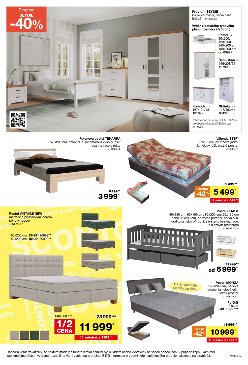 Leták SCONTO Nábytek leták - strana 14