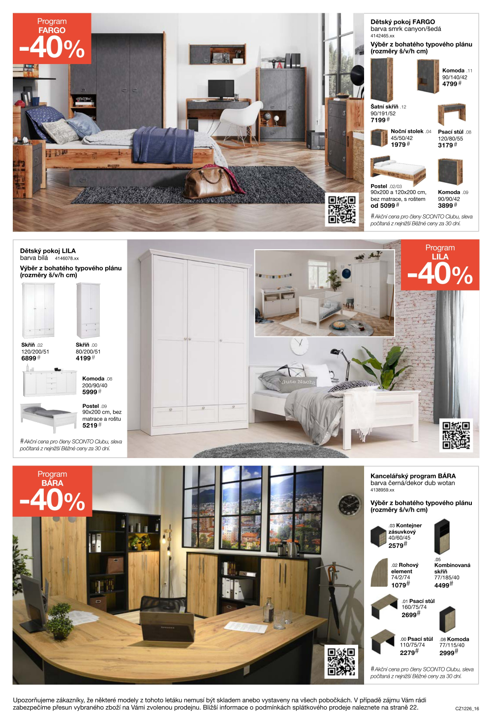 Leták SCONTO Nábytek leták - strana 16