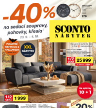 Akční leták SCONTO Nábytek 