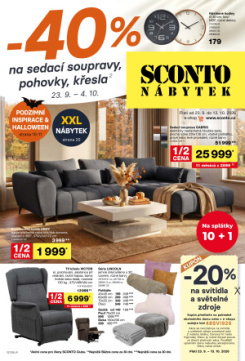 SCONTO Nábytek leták