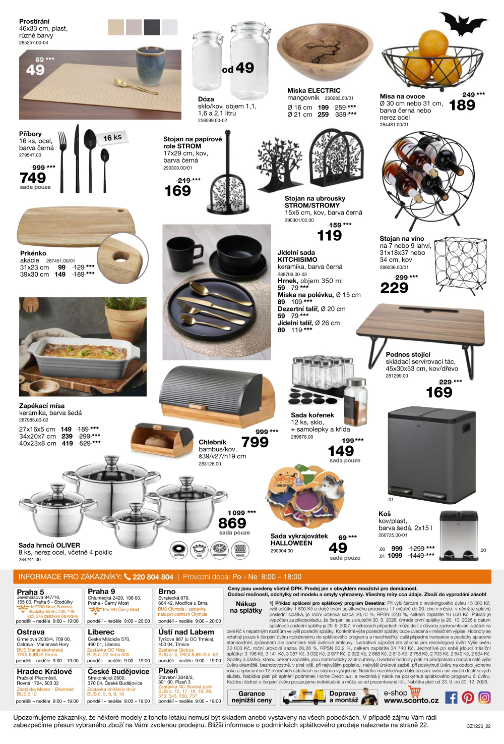 Leták SCONTO Nábytek leták - strana 22