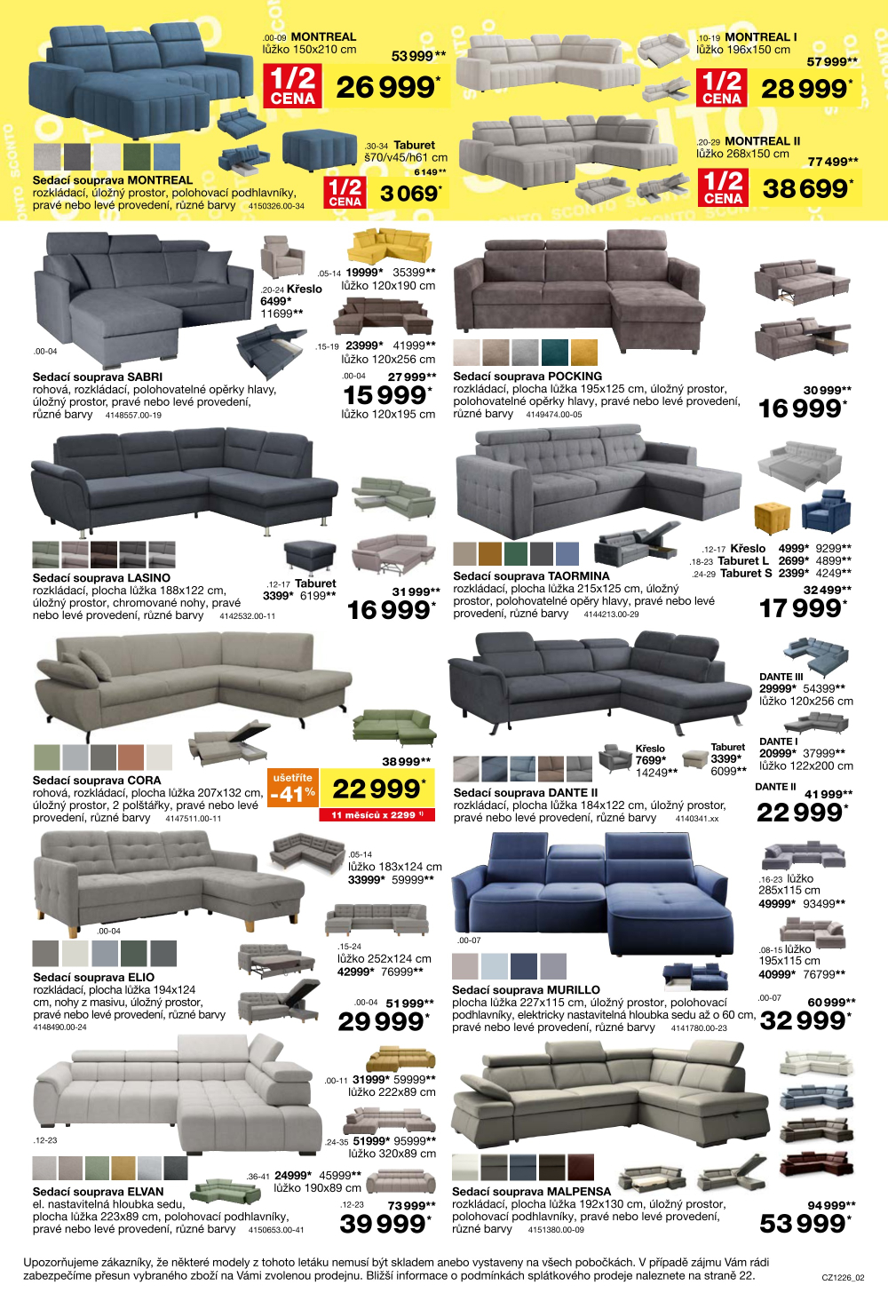 Leták SCONTO Nábytek leták - strana 2