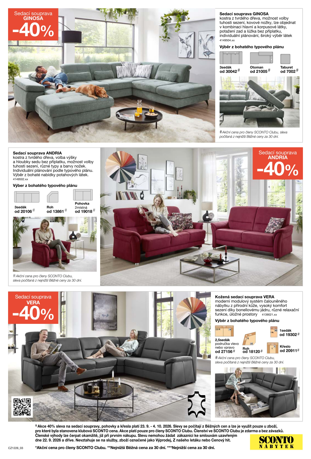 Leták SCONTO Nábytek leták - strana 3