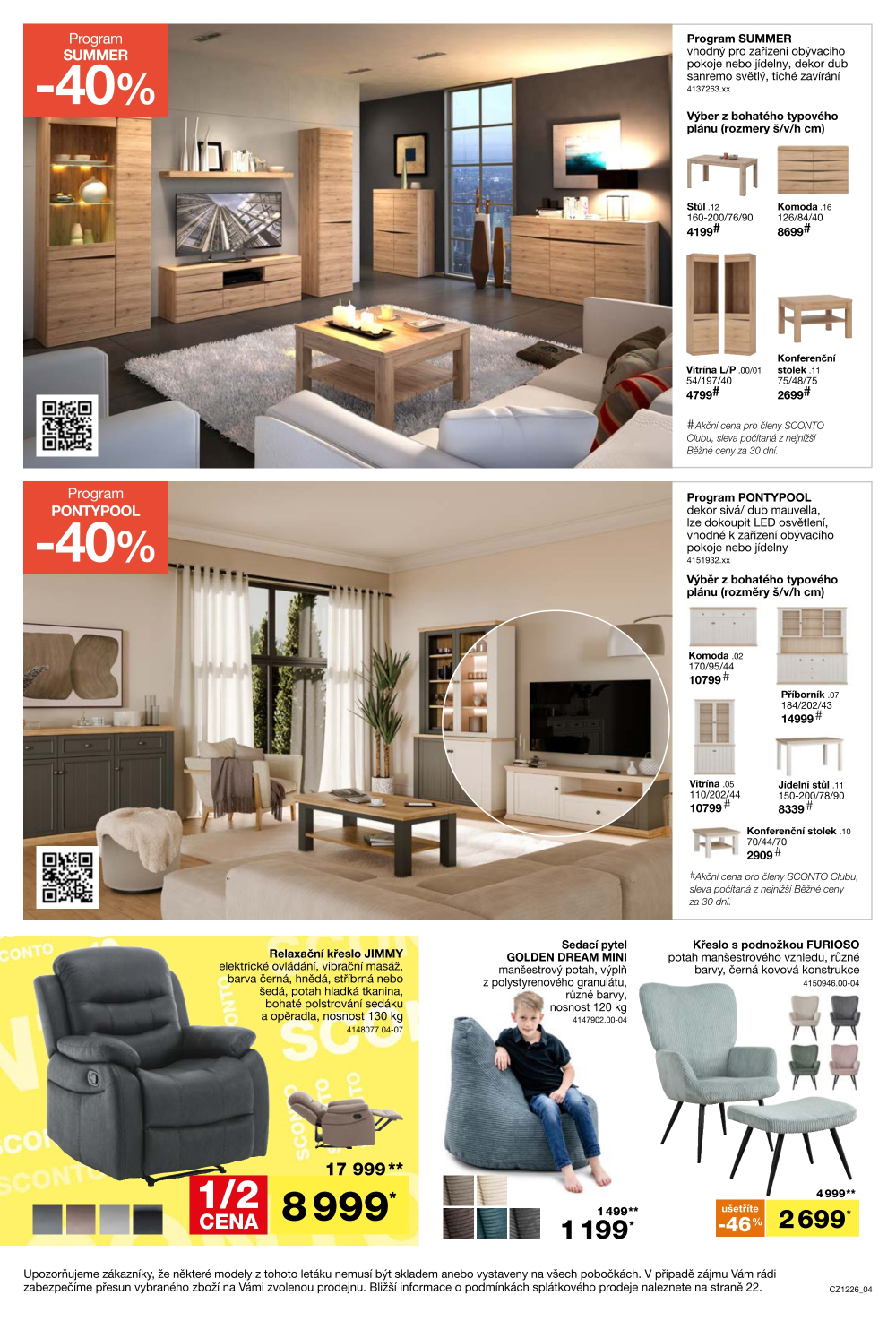 Leták SCONTO Nábytek leták - strana 4