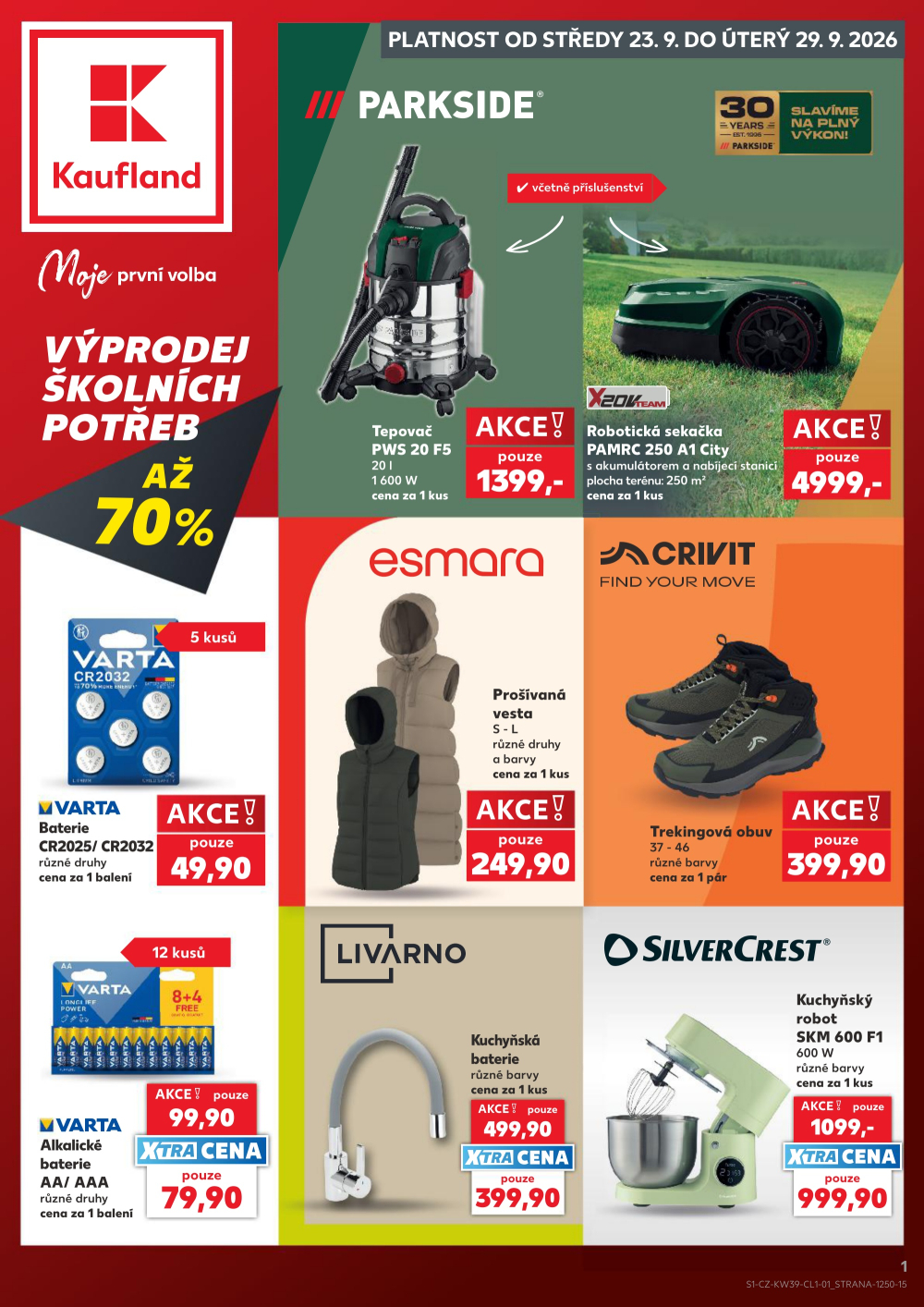 Leták Kaufland leták - Spotřební zboží - strana 1