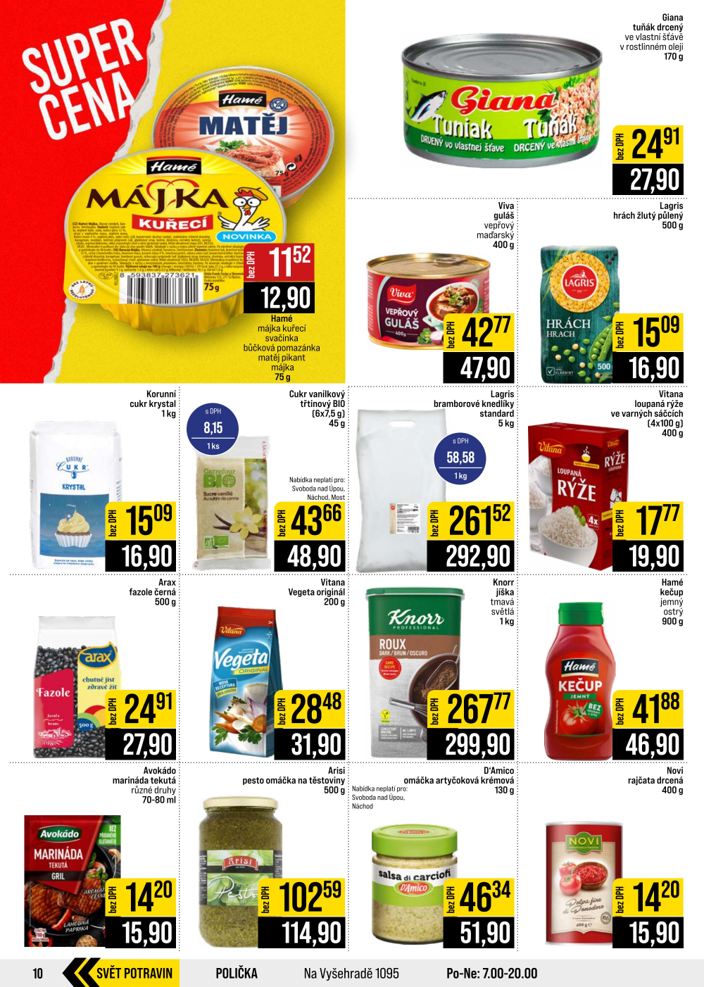Leták JIP leták CC Cash & Carry - České Budějovice, Most, Náchod, Svoboda nad Úpou, Sušice - strana 10